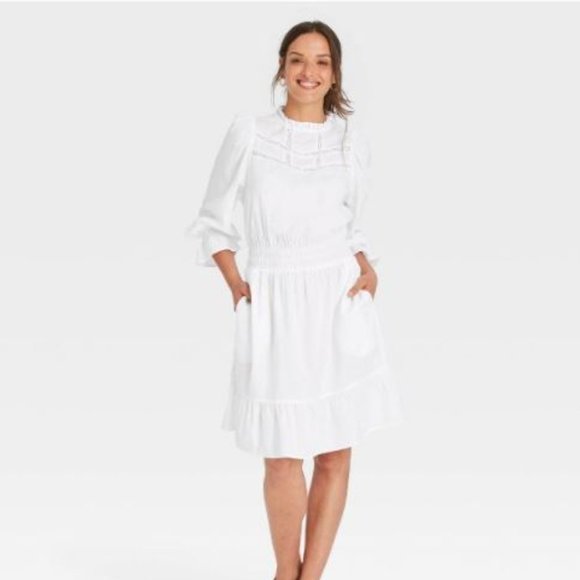 HP! NWT Universal Thread Balloon Sleeve Dress - Picture 1 of 5